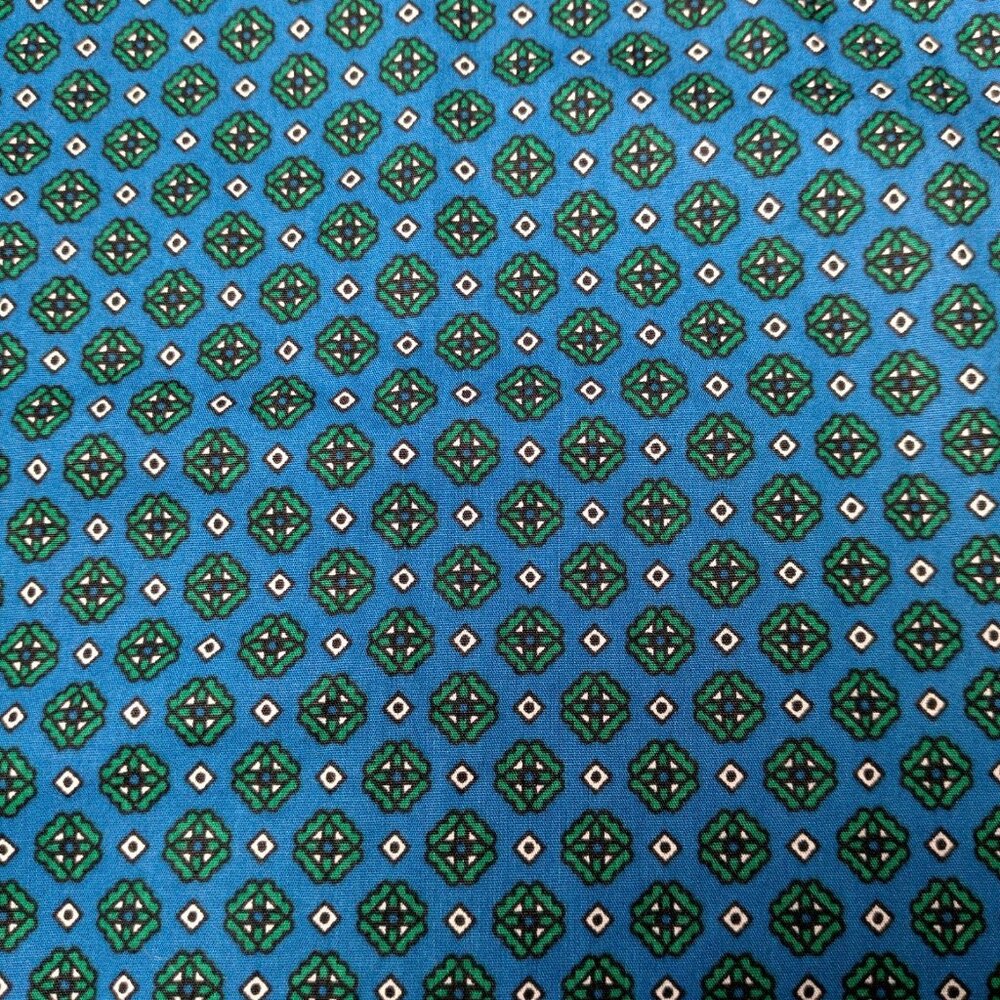 Cinch Shirt XXL 16-18 Button Down Blouse Blue Green Geometric Western Long Sleev - Picture 9 of 11